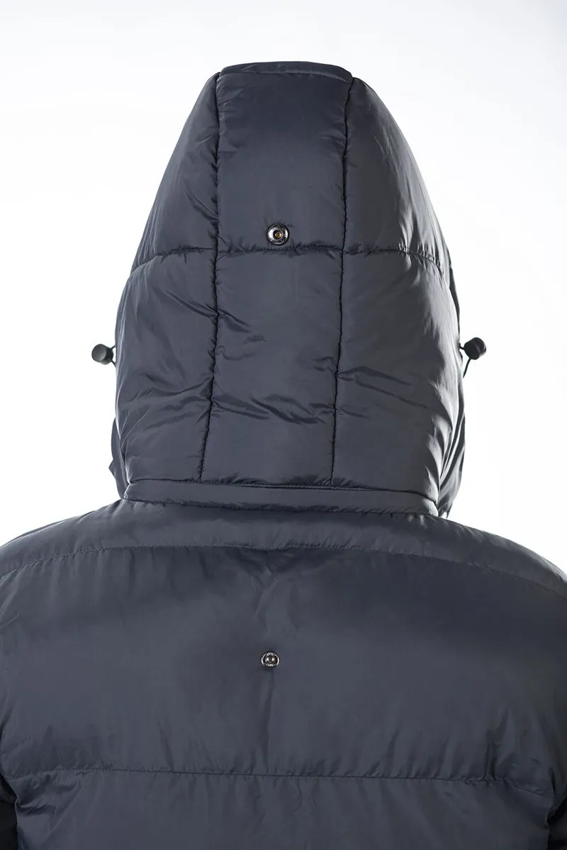 HKM Preston Long Coat Womens in Dark Blue-2